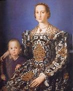 Agnolo Bronzino Portrait of Eleonora da Toledo with her Son Giovanni de-Medici China oil painting reproduction